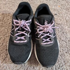 New Balance Women's Black and Lavender Athletic Shoes